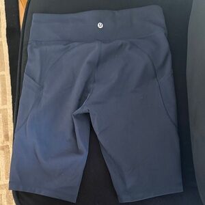 lululemon athletica Dark Blue Bike Shorts
